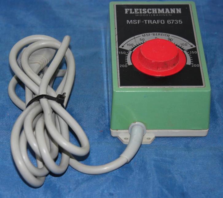 Fleischmann 6735 regelbare MSF transformator, Hobby en Vrije tijd, Modeltreinen | H0, Gebruikt, Transformator of Voeding, Gelijkstroom
