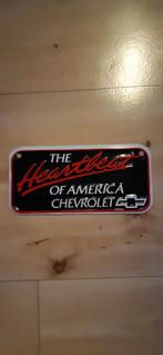 Chevrolet the heartbeat of America plaatje, Ophalen of Verzenden, Zo goed als nieuw, Auto's