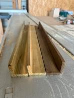 Geimpregneerd hoeklat 45x45 en 30x30 mm, Tuin en Terras, Palen, Balken en Planken, Ophalen of Verzenden, Zo goed als nieuw, 250 cm of meer