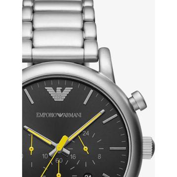 Armani AR11324 Emporio Luigi - 316L RVS - 46mm Chronograaf beschikbaar voor biedingen