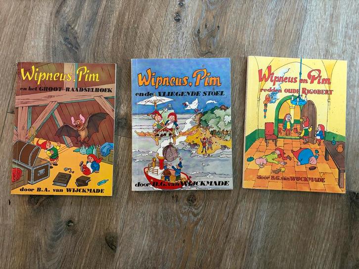 Wipneus en Pim - 3 Boekjes, Boeken, Kinderboeken | Jeugd | onder 10 jaar, Gelezen, Fictie algemeen, Ophalen of Verzenden