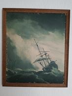 Poster look schilderij zeilboot 56x66cm, Ophalen