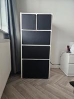 Ikea vakkenkast halfhoog zwart/wit, Huis en Inrichting, Ophalen, Overige materialen, 50 tot 100 cm, Minder dan 100 cm