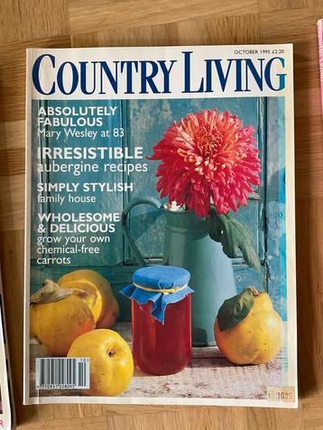 5 stuks Country Living Magazines 1988-1994 beschikbaar voor biedingen