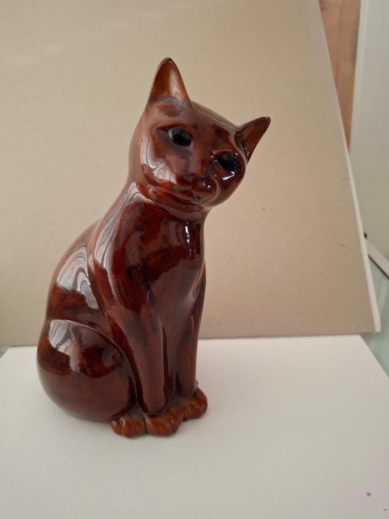 Poes gesigneerd Engeland 1930, Antiek en Kunst, Antiek | Porselein, Verzenden