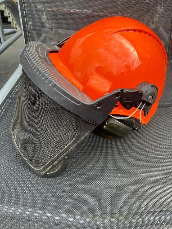 Veiligheidshelm combinatie 3M, Doe-het-zelf en Verbouw, Veiligheidshelmen, Zo goed als nieuw, Met vizier, Verzenden