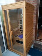 Eenpersoons infrarood sauna, 50 tot 100 cm, Grenenhout, 150 tot 200 cm, Gebruikt