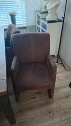 Bruine stoelen (4), Ophalen, Gebruikt, Eén