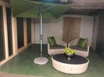 Gloster loungeset, 2 stoelen en 1 tafel, Tuin en Terras, Nieuw, Loungeset, Ophalen