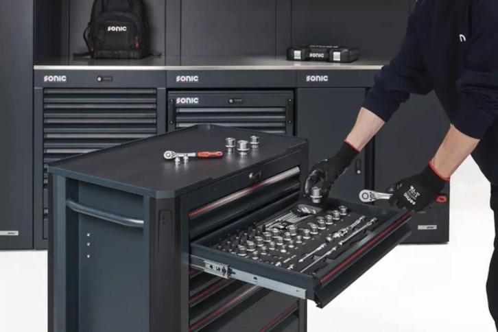 SONIC NEXT S7 140-dlge gereedschapswagen | GRATIS VERZENDING, Auto diversen, Autogereedschap, Nieuw, Ophalen of Verzenden