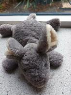 Grijs velours muis liggend merk Unitoys meet ca 28 cm, Kinderen en Baby's, Speelgoed | Knuffels en Pluche, Ophalen of Verzenden