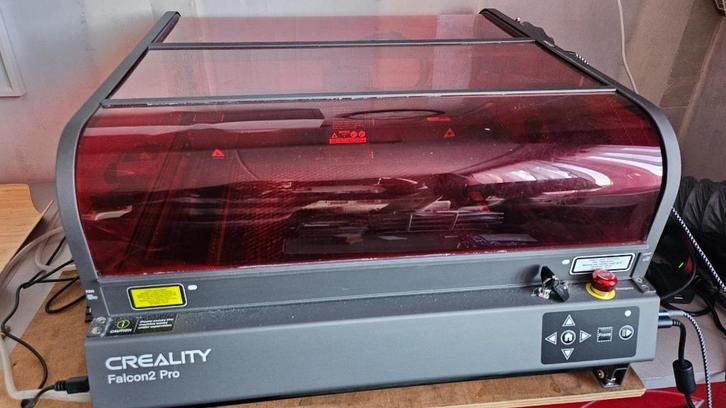 Laser graveermachine Crealty Falcon 2 Pro 22/40W +!R 1.6, Hobby en Vrije tijd, Elektronica-componenten, Zo goed als nieuw, Ophalen