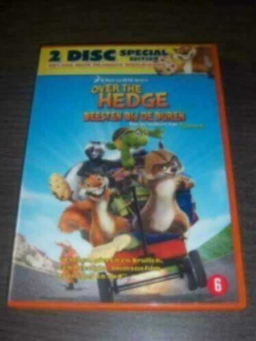 Over the Hedge Beesten bij de buren 2-disc s.e. nieuwstaat, Cd's en Dvd's, Dvd's | Tekenfilms en Animatie, Zo goed als nieuw, Amerikaans