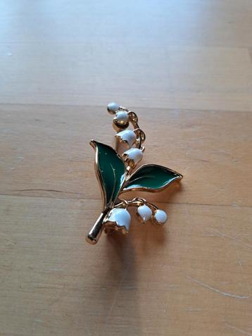 Vintage Lelietjes van Dalen Broche beschikbaar voor biedingen