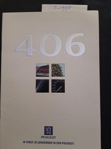  folder Peugeot 406 mei 1998 Nederlands beschikbaar voor biedingen