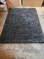 IKEA Vindum vloerkleed zwart gemêleerd hoogpolig, 100 tot 150 cm, Zwart, Ophalen of Verzenden, Zo goed als nieuw