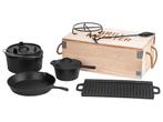 Ongebruikt!! GRILLMEISTER Dutch Oven Set, 7-delig EXTRA BOEK, Ophalen, Nieuw