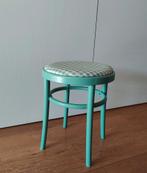 Ikea vintage kruk mintgroen geblokt, Huis en Inrichting, Ophalen, Gebruikt, Kunststof