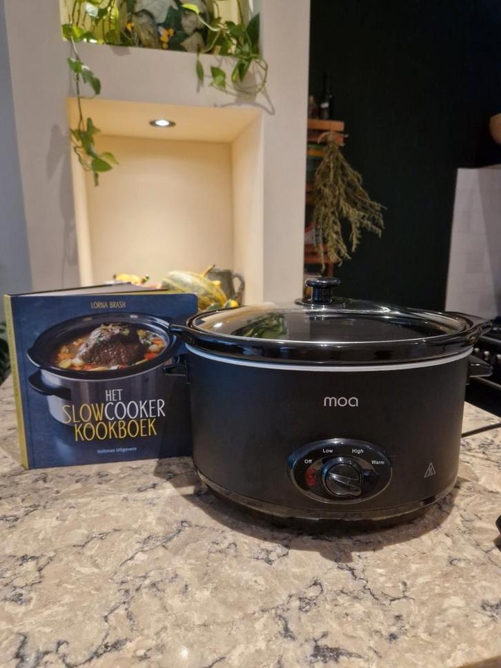 Slowcooker / Crock-Pot - Ideaal voor stoofpotjes incl. Boek!, Witgoed en Apparatuur, Slowcookers, Gebruikt, Timer, Ophalen of Verzenden