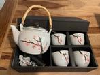 Mooi Japans servies met Sakura bloesem Nieuw in doos, Ophalen, Nieuw, Overige stijlen, Porselein