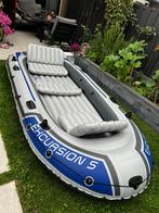 Intex Excursion 5 Boot Inclusief peddels en pomp, Watersport en Boten, Kano's, Ophalen, Gebruikt, Drie personen of meer, Overige typen