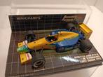 F1 Benetton Ford b191b m.schumacher 1992 Minichamps 1,43, Hobby en Vrije tijd, Modelauto's | 1:43, Ophalen of Verzenden, MiniChamps