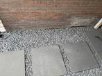 Gratis sier grind grof grijs + 9 tegels 60x60x4.5, Tuin en Terras, Ophalen, Zo goed als nieuw