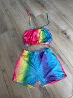 Bikini regenboog 140, Verzenden, Gebruikt, Meisje, Sport- of Zwemkleding