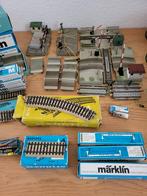 Royale partij van 140 stuks Märklin M-rail items veel in OVP, Wisselstroom, Gebruikt, Rails, Ophalen of Verzenden