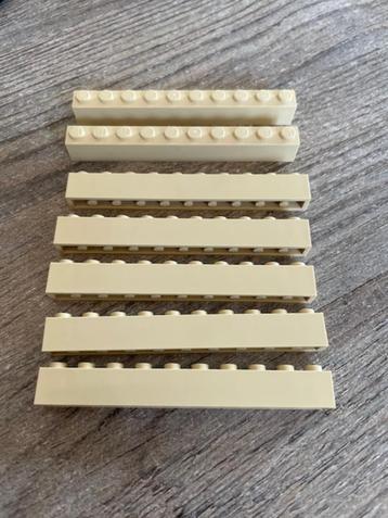  lego basis blokjes 1x10 beige (13) beschikbaar voor biedingen