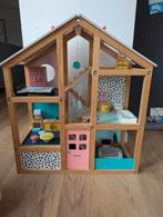 Poppenhuis incl meubilair, Ophalen, Gebruikt, Poppenhuis