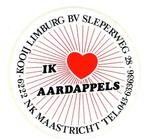 sticker Kooij Limburg aardappels Maastricht, Bedrijf of Vereniging, Ophalen of Verzenden, Zo goed als nieuw