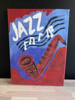 Schilderij: Jazz Sax 30x40, Ophalen of Verzenden