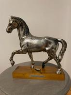 Vintage verzilver paard beeld van Mauro Manetti, Ophalen, Gebruikt, Dier
