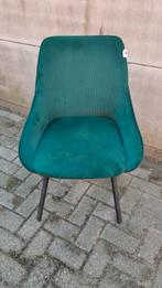 ⚠️OP=OP⚠️Eetkamerstoel Luna draaibaar ribstof groen, Huis en Inrichting, Stoelen, Ophalen, Overige kleuren, Nieuw, Industriële