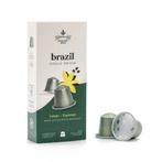 Barista Café Brazil – 100 koffiecups vol krachtige smaak, Koffiepads en cups, Espresso apparaat, Nieuw, Ophalen of Verzenden