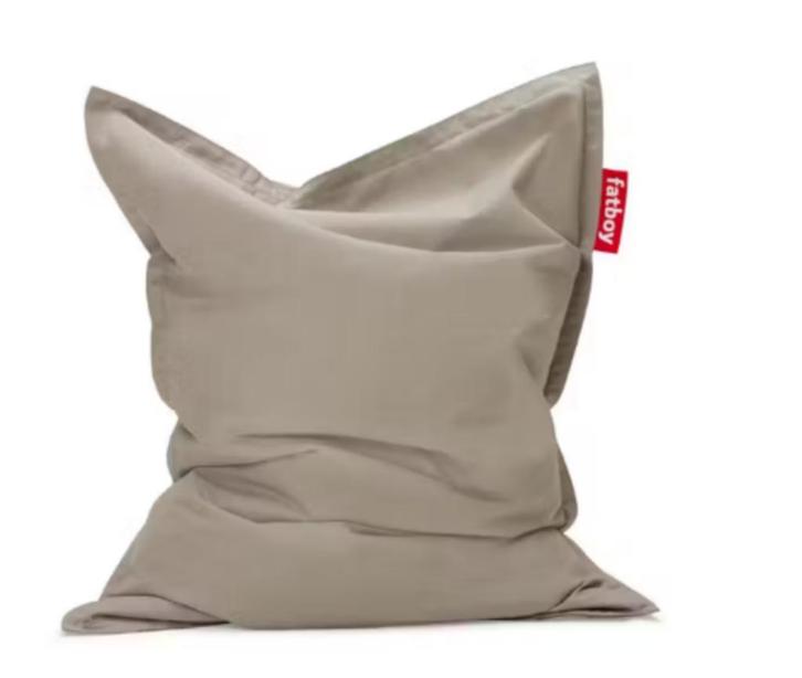 Fatboy Original Zitzak Grijs Taupe, Huis en Inrichting, Zitzakken, Zo goed als nieuw, Zitzak, Grijs, Ophalen