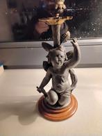 Kaarsenstandaard met putto, Antiek en Kunst, Antiek | Kandelaars, Ophalen of Verzenden, Koper of Brons