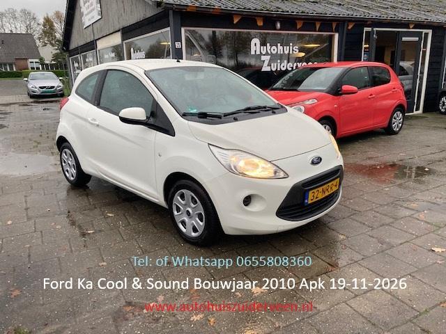 FORD Ka 1.2 51KW 2010 Cool & Sound Airco Boekjes, Auto's, Ford, Bedrijf, Te koop, Ka, ABS, Airbags, Airconditioning, Boordcomputer