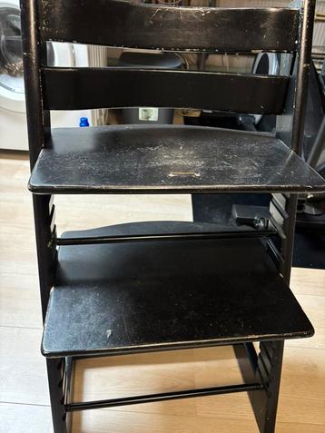 Zwarte tripp trapp kinderstoel Stokke beschikbaar voor biedingen