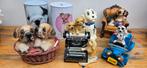 7 spaarpotten met honden, Verzamelen, Spaarpotten, Ophalen of Verzenden, Gebruikt, Steen, Aardewerk of Keramiek, Dier