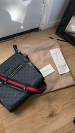 Gucci messenger bag large, Ophalen of Verzenden, Zo goed als nieuw, Zwart, Overige merken