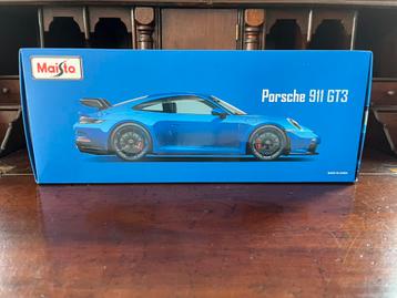 Maisto Porsche 911 GT3 - 1:18 modelauto (992 - zwart) beschikbaar voor biedingen