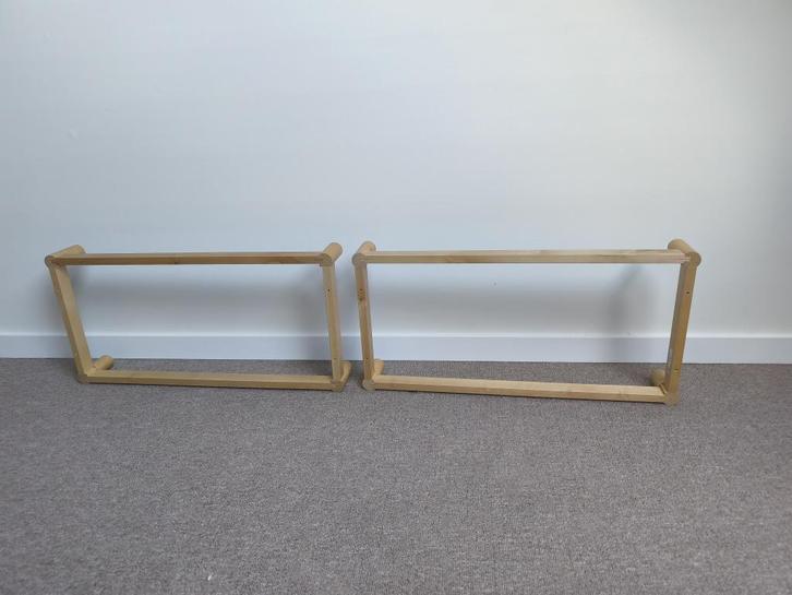 Ikea Eket onderstel eiken 2 stuks, Huis en Inrichting, Kasten | Wandmeubels, Zo goed als nieuw, Minder dan 100 cm, Minder dan 150 cm