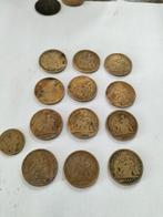 12 Antieke munten van 1 franc 1923 1925.etc.., Verzenden, Frankrijk