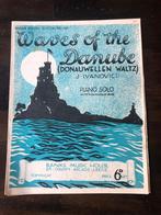 Bladmuziek Donauwellen Waltz van Ivanovici piano cello viool, Klassiek, Ophalen of Verzenden, Zo goed als nieuw, Piano