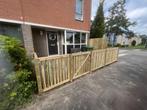 Grenen geschaafd tuinhek tuinpoortje, Met poort, Nieuw, Ophalen of Verzenden, Tuinhek