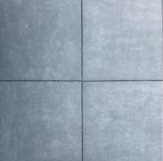 Topaanbieding TopTerrasTegels 60x60x4 Grijs Zwart, Nieuw, Ophalen of Verzenden, 10 m² of meer, Beton