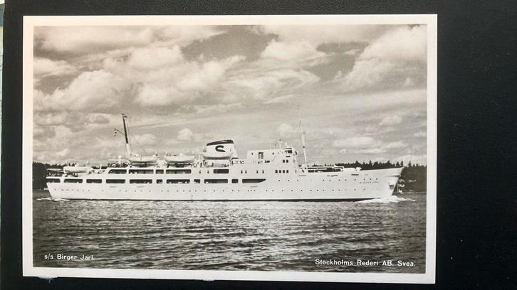 SVEA  Zweden  pass.s.s. "Birger Jarl" nu HOTEL Stockholm!, Verzamelen, Scheepvaart, Ophalen of Verzenden