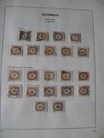 Oostenrijk Port t/m 1957 vrij compl.op albumbladen (S3201/13, Verzenden